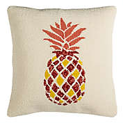 Safavieh Pineapple Indoor/Outdoor Square Throw Pillow in Red/Yellow