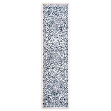Safavieh Brentwood Canyon 8&#39; Runner in Navy. View a larger version of this product image.