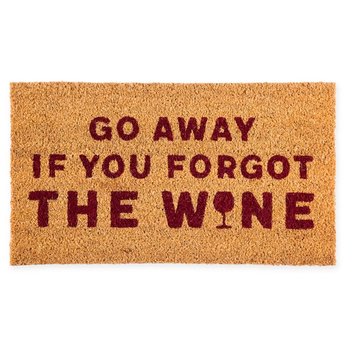 Evergreen Wine 16 X 28 Coir Door Mat Insert In Red