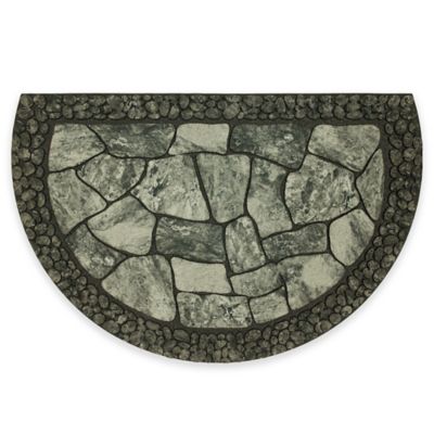 B. Smith&reg; Tuscany Greystone 23" x 35" Slice Door Mat in Grey/Black