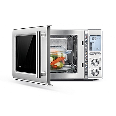 Breville&reg; the Smooth Wave&trade; Microwave Oven in Stainless Steel. View a larger version of this product image.