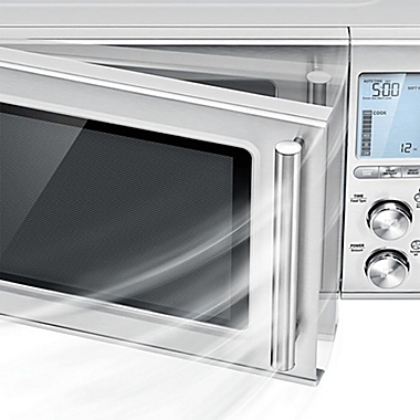 Breville&reg; the Smooth Wave&trade; Microwave Oven in Stainless Steel. View a larger version of this product image.