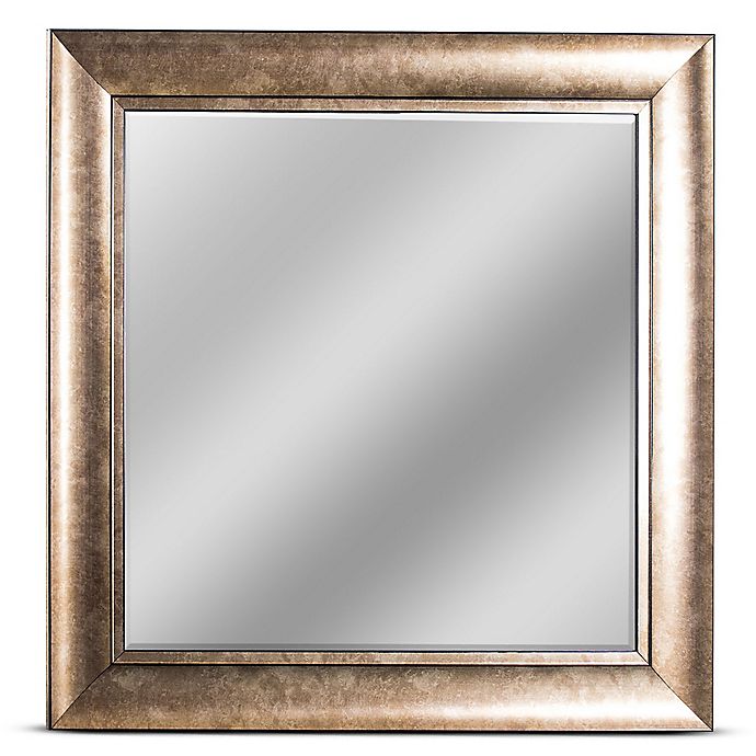 Hartley 23 Inch Square Beveled Wall, Square Beveled Bathroom Mirror