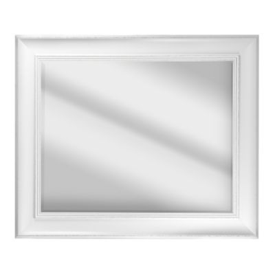 Bathroom Mirror White Wood Frame Semis Online