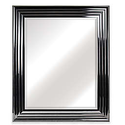 Everett 21-Inch x 25-Inch Rectangular Wall Mirror in Black