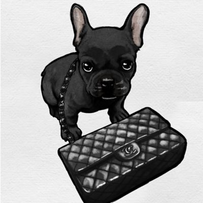 frenchie wall art