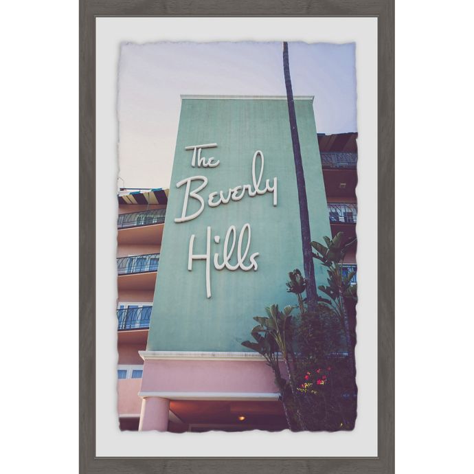 Marmont Hill Beverly Hills Hotel Framed Wall Art Bed Bath & Beyond