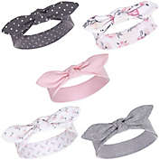 Hudson Baby&reg; Size 0-24M 5-Pack Floral Headbands in Pink