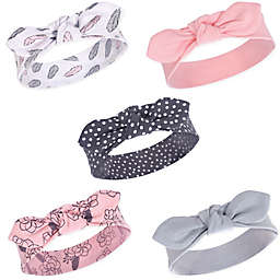 Yoga Sprout Size 0-24M 5-Pack Feather Floral Headbands