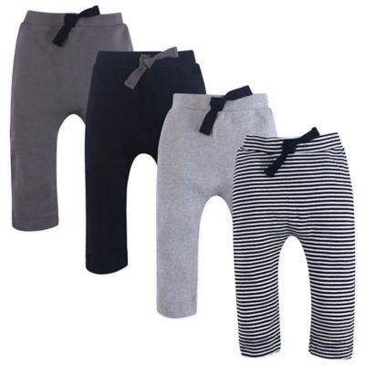 Touched by Nature 4-Pack Organic Harem Pants in Grey