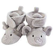Hudson Baby&reg; Size 0-6M Elephant Fleece Scooties in Grey