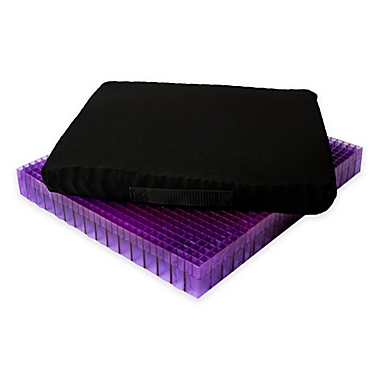 Double Purple Seat Cushion. View a larger version of this product image.