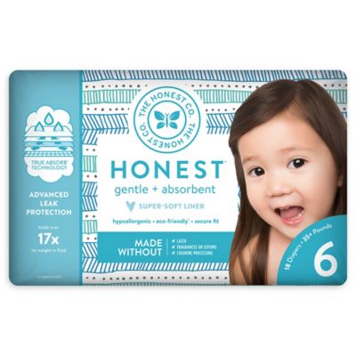 honest diapers size 6