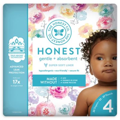 honest diapers size 4 weight