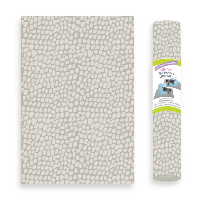 The Perfect Litter Mat In Mushroom Dot Bed Bath And Beyond Canada