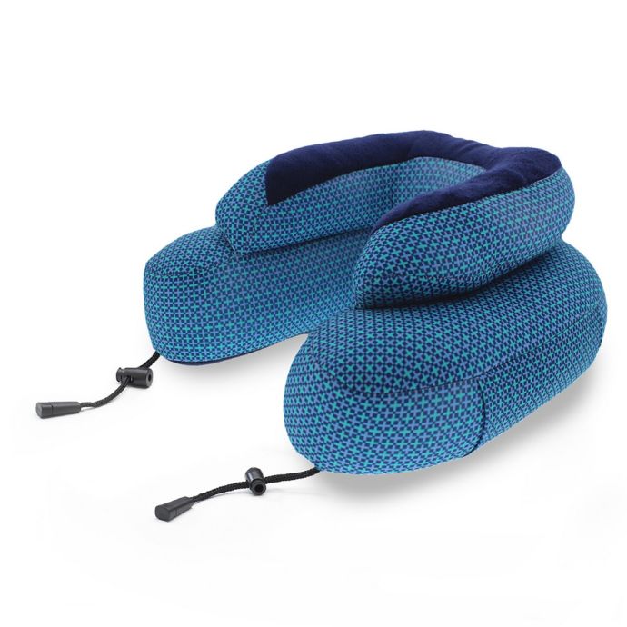 Cabeau Evo Microbead Travel Neck Pillow In Blue Bed Bath Beyond