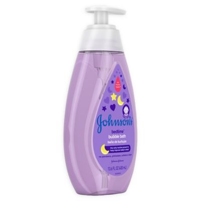 baby bedtime bubble bath