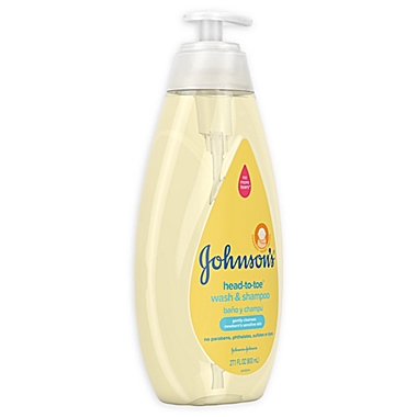 Johnson&#39;s&reg; Head-To-Toe&reg; 27.1 oz. Wash & Shampoo. View a larger version of this product image.