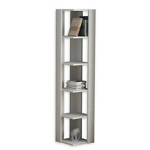 Alternate image 1 for Bruce Wooden Bookcase in White