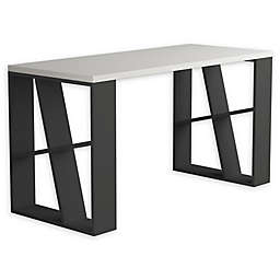 Ada Home Decor® Brian Desk in White/Anthracite