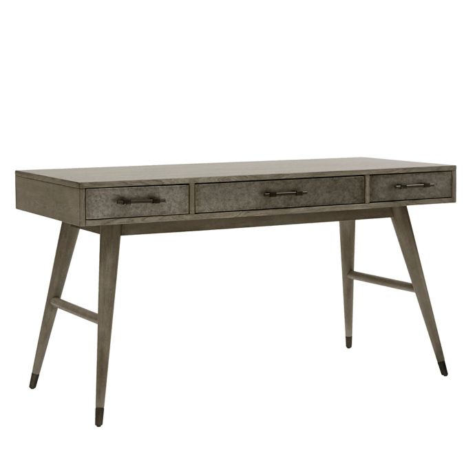 Pulaski Riverdale Desk In Grey Bed Bath Beyond