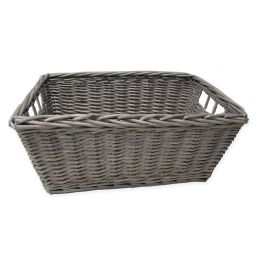 Bee & Willow™ Home Rectangular Storage Basket in Grey