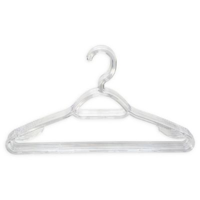 clear plastic hangers