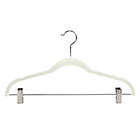 Alternate image 1 for Simplify 6-Pack Velvet Hangers with Clips