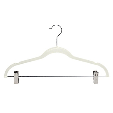 Simplify 6-Pack Velvet Hangers with Clips. View a larger version of this product image.