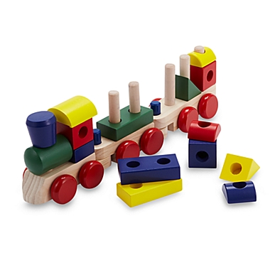 Melissa & Doug&reg; Wooden Stacking Train. View a larger version of this product image.