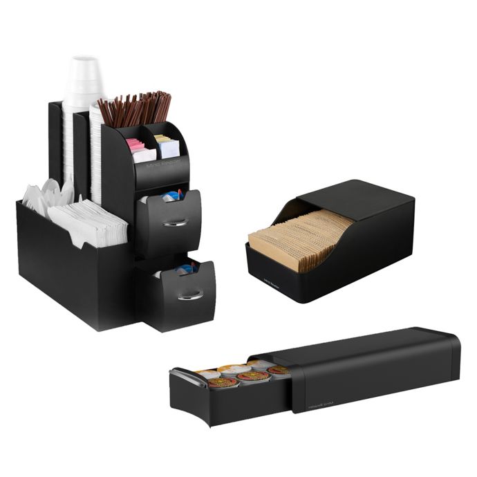Mind Reader Coffee Condiment Holder With Pod Drawer And Sleeve