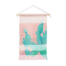 Deny Designs Kangarui Pastel Cactus Wall Hanging