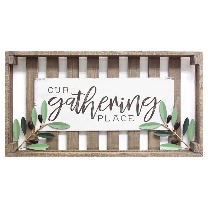 "Our Gathering Place" Wall Art | Bed Bath & Beyond