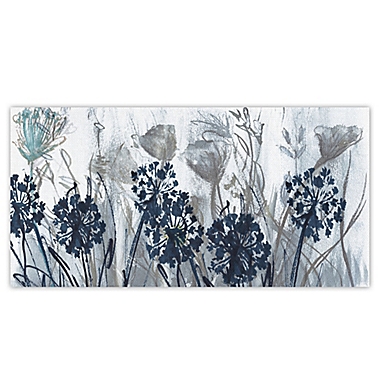 Indigo Field 24-Inch x 12-Inch Canvas Wall Art. View a larger version of this product image.