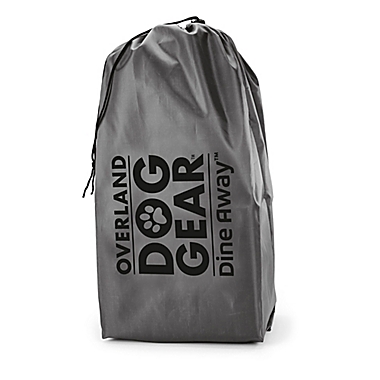 Overland Dog Gear 7-Piece Dine Away Bag in Black. View a larger version of this product image.