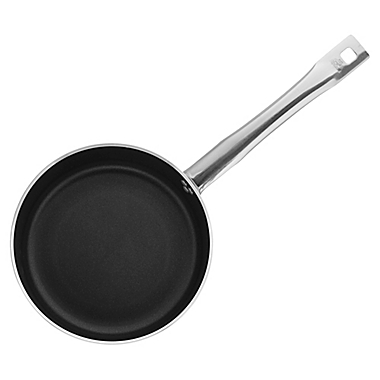 Ballarini Professionale 4500 Nonstick 3.8 qt. Aluminum Saucepan in Silver/Black. View a larger version of this product image.