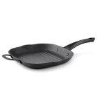 Alternate image 0 for Starfrit the Rock&trade; Nonstick 11-Inch Cast Iron Grill Pan with Helper Handle in Black