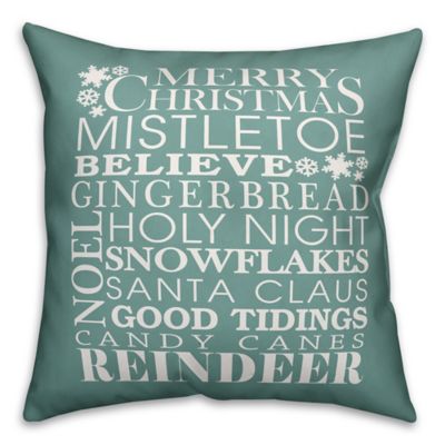 christmas pillows bed bath and beyond