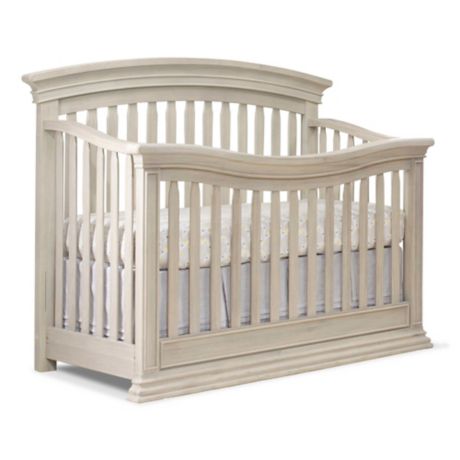 Sorelle Monterey 4 In 1 Convertible Crib In Heritage Fog Bed