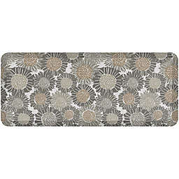NewLife® by GelPro® Sunflowers 20" x 48" Designer Comfort Mat in Smokey Taupe