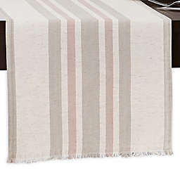 Striped Table Runner in Natural