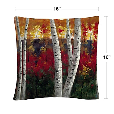 Rio Autumn Square Throw Pillow. View a larger version of this product image.