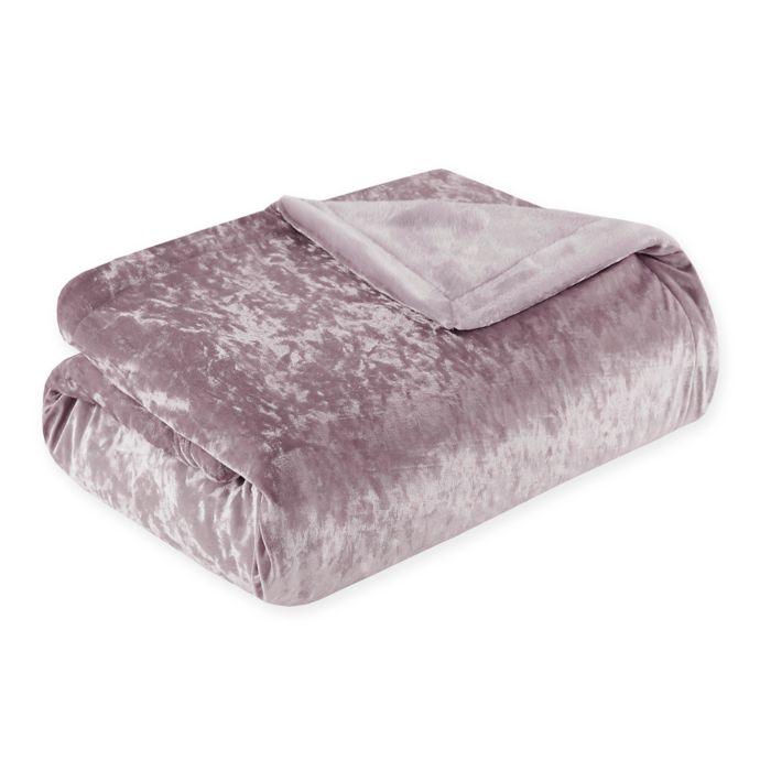 Intelligent Design Ariana Crushed Velvet Throw Blanket | Bed Bath & Beyond