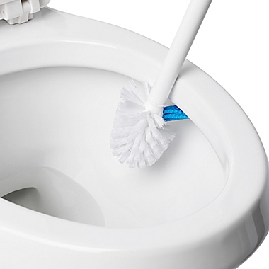 Bathroom Toilet Brush Compact Toilet  Bowl Brush Household w Cleaning Under Rim 