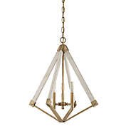 Quoizel View Point 3-Light Pendant Light in Weathered Brass