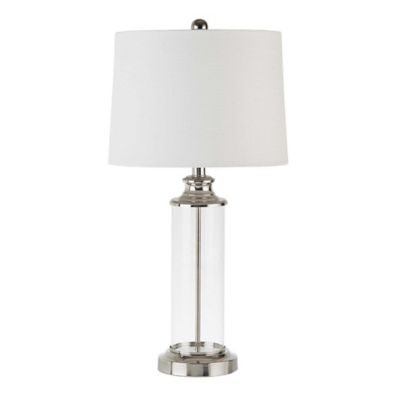 510 Design Clarity Table Lamps in Silver (Set of 2)