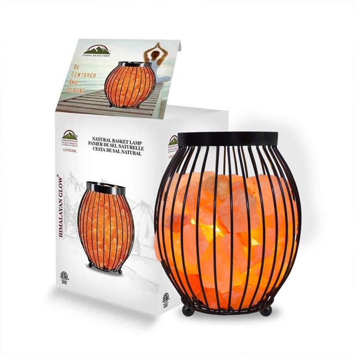 Himalayan Glow® Lantern Style Salt Lamp | Bed Bath & Beyond