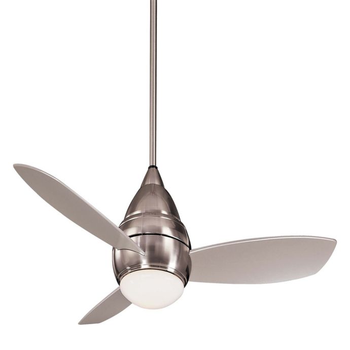 Minka Aire Concept 52 Inch Led Single Light Ceiling Fan In Brushed Nickel