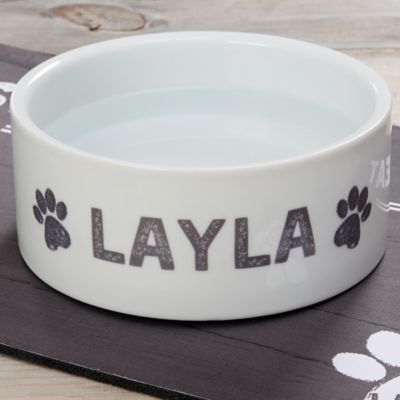 personalized pet bowls ceramic