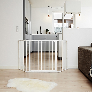 BabyDan&reg; FLEX Medium Safety Gate in White. View a larger version of this product image.